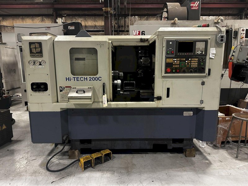 Hwacheon Hi-Tech 200CL Used CNC Lathe For Sale - 2004