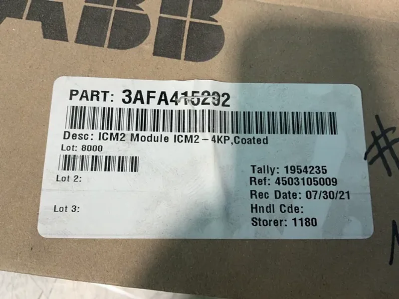 ABB Icm2 4kp Module  -  3afar15292
