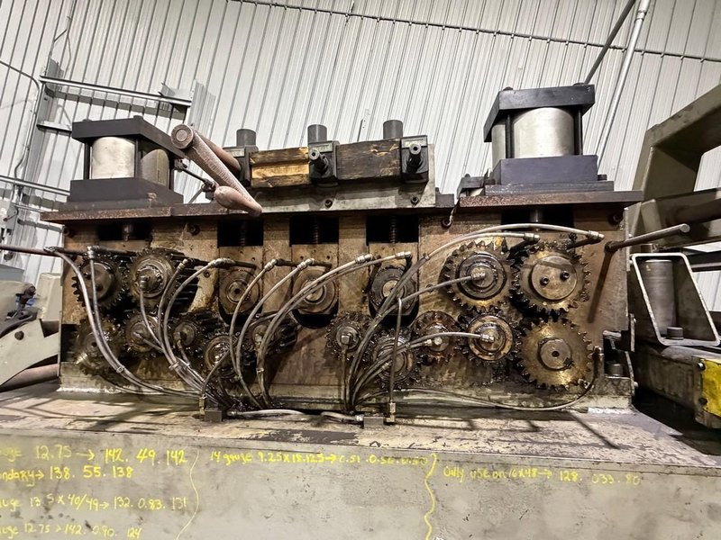 10,000 LB X 18" X .165" CHS SERVO FEEDLINE. STOCK #0773726