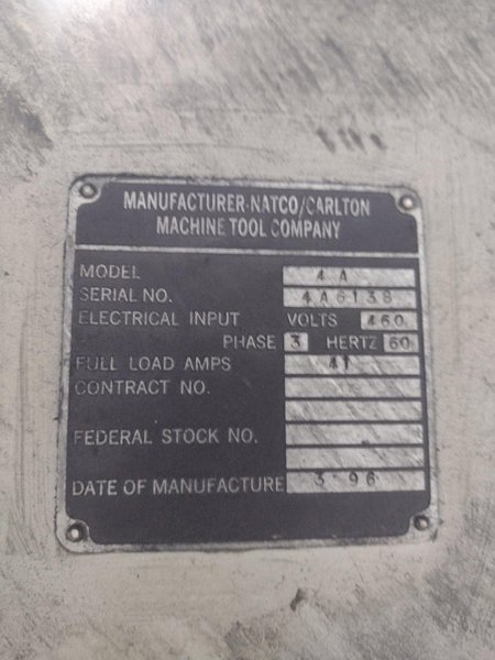 8&#039; X 19&quot; CARLTON MODEL #4A RADIAL ARM DRILL NEW 1996: STOCK #22069