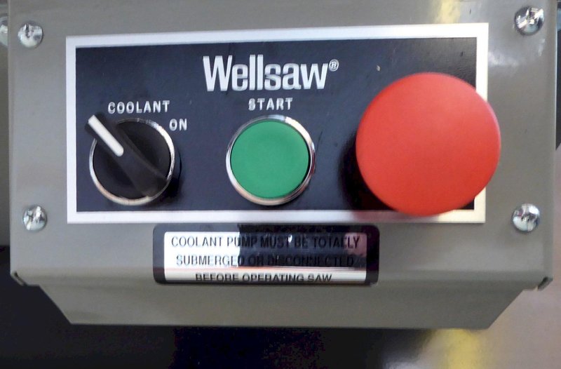 10" x 16" Wellsaw Horizontal Band Saw 1016, 1" Blade, Wet, 2 HP, New, In Stock