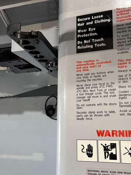 Haas VF-8D/40 CNC Vertical Machining Center -15,000 RPM 4th Axis Ready Mill