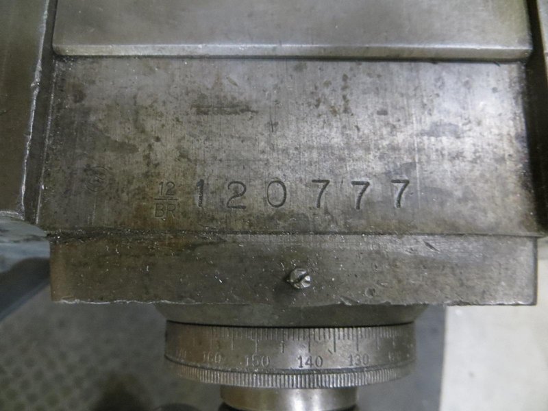 Bridgeport 2J Anilam Mini Wizard 2 Axis DRO Vertical Knee Mill- Auction Item