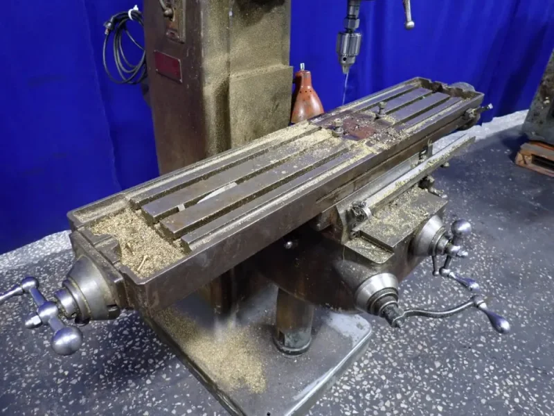 INDEX MACHINE &amp; TOOL CO 9" X 46" VERTICAL MILL  -  55
