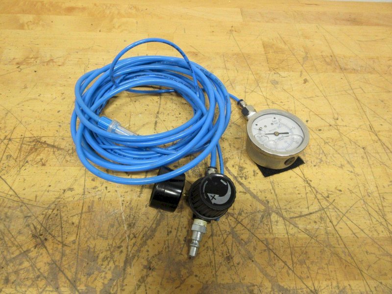 Mitee-Bite Vacmagic VM300, 300mm Vacuum Base Plate with 12" x 14" Quick Change Top Plate, Guages, Tubing,Fittings, and Accessories- Auction Item