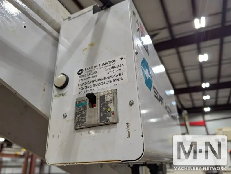 STAR MODEL LW-1400VI-380 SERVO ROBOT MFG 2015