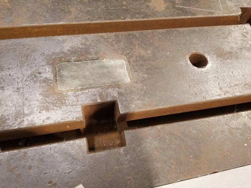 72" X 144" X 15" T-SLOTTED FLOOR PLATE. STOCK # 0114526