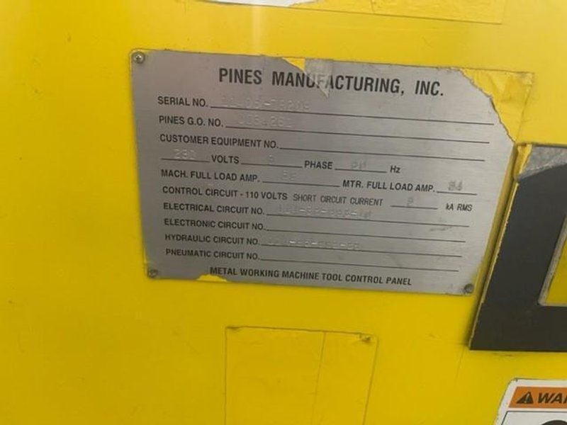 6" PINES MODEL #4 CNC PIPE &amp; TUBE BENDER: STOCK 17513
