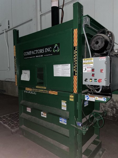 60″ Intertek Vertical Downstroke Baler V63OCC, 2016