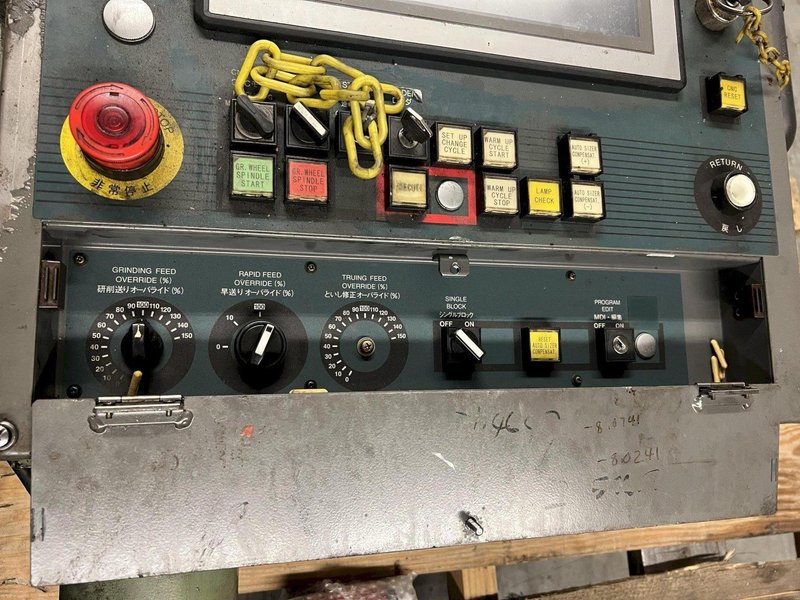 Toyoda Toyopuc GC50X2-1 CNC Control Operator Panel GC50 Pulled from Toyoda Grinder
