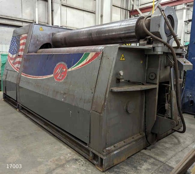 1.75″ MG MH 345 G DOUBLE PINCH HYDRAULIC 4-ROLL BENDING ROLL, 2014