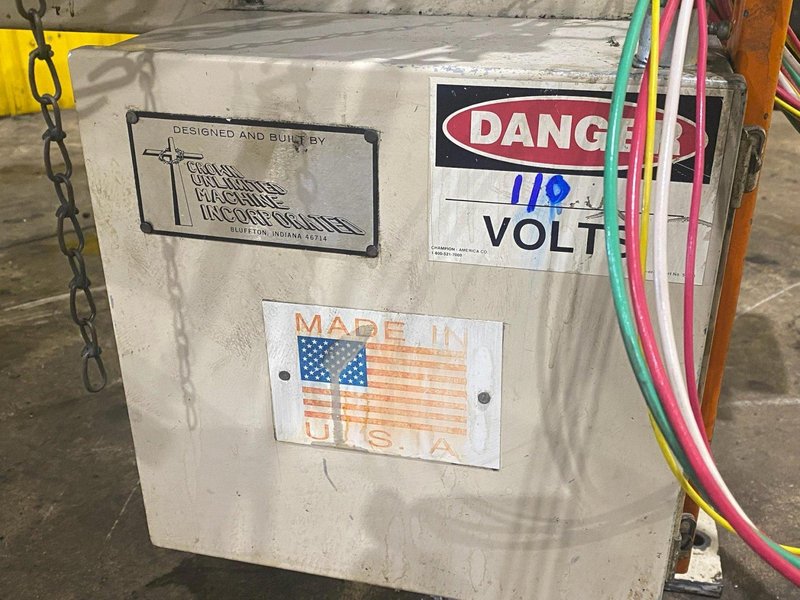 1000 LBS CROWN UNLIMITED VERTICAL MOTORIZED UNCOILER, FOR TUBE OR WIRE: YOBRO #25337
