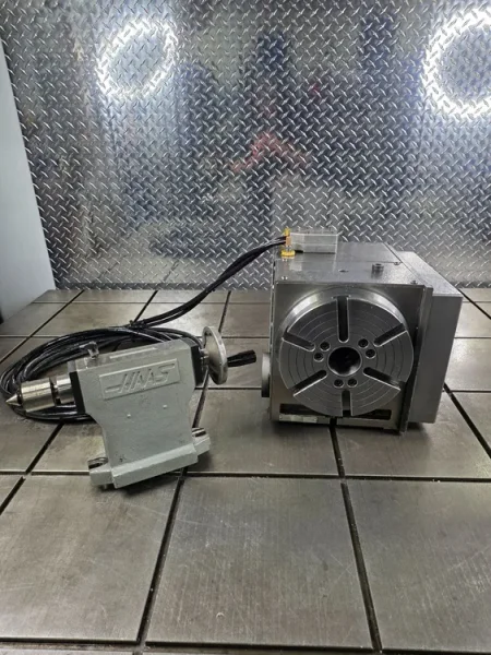 HAAS SHRT-210SPH 8.3” CNC Rotary Table 4th Axis Type &amp; 6" Tailstock #8143