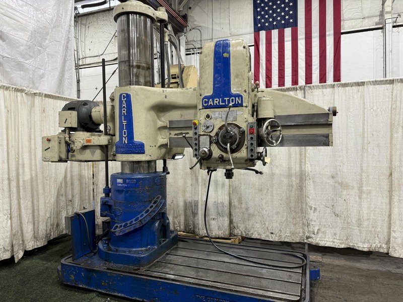 5&#039; X 17&quot; CARLTON RADIAL ARM DRILL: STOCK #77676