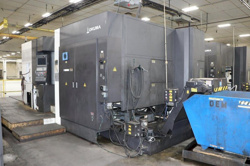 Okuma MA-600HII CNC Horizontal Machining Center, 2013 – Chip Conveyor