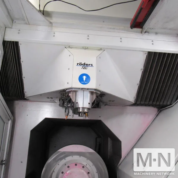 Roeders RXU1001DSHZ2 Dual Spindle CNC 5-Axis Vertical Machining Center, 2018 - Only 602 Total Hours!