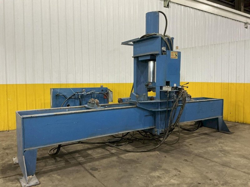 200 TON X 15' JAVELINA TRAVELING HEAD ROLLING FRAME HYDRAULIC STRAIGHTENING PRESS: YOBRO #25136