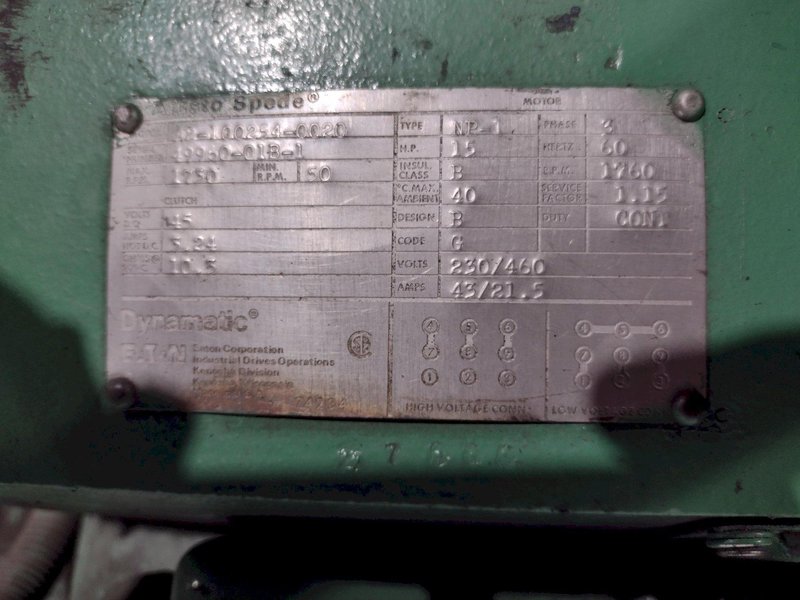75 TON L&amp;J NO. EM275-42-24 HIGH SPEED STRAIGHT SIDE STAMPING PRESS. STOCK # 0778525