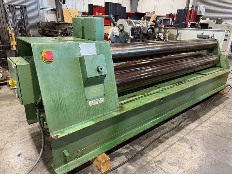 ROUNDO PS-255 10’ x ½” 3 Roll Plate Bending Roll 1988’ #7675