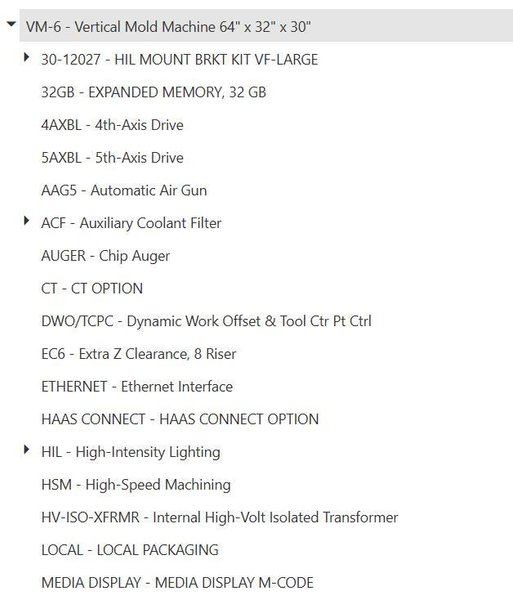 2018 HAAS VM-6 5th Axis VMC with Low Hours Stock: #81088949
