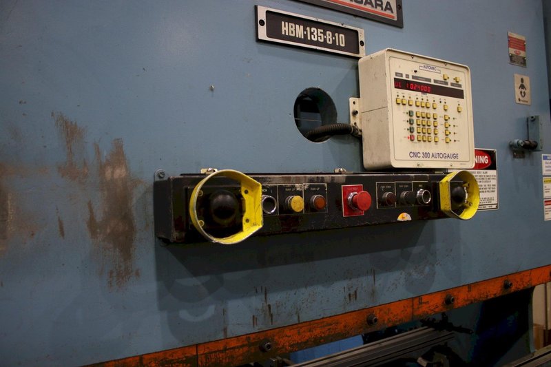 135 TON X 10' NIAGARA HYDRAULIC PRESS BRAKE; STOCK #76419