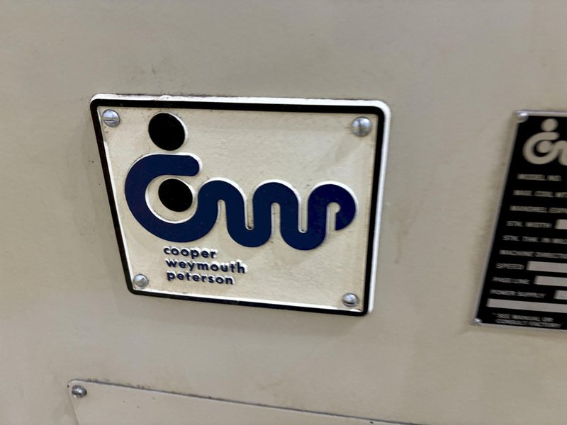 12&quot; X .125&quot; CWP MODEL #SE12B MOTORIZED COIL STRAIGTHENER. STOCK # 1007324