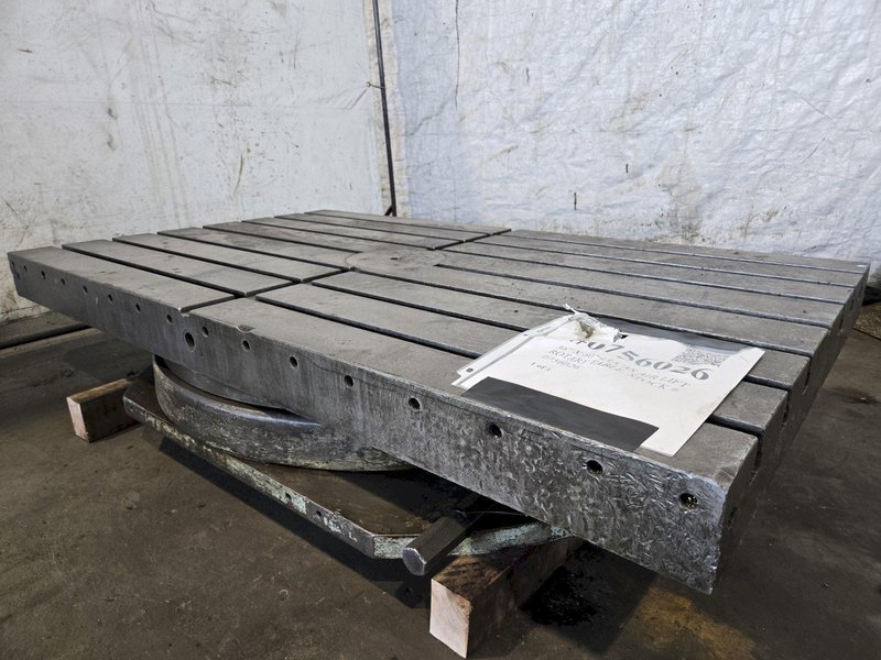 36" X 60" LUCAS AIR LIFT ROTARY TABLE. STOCK # 0756026