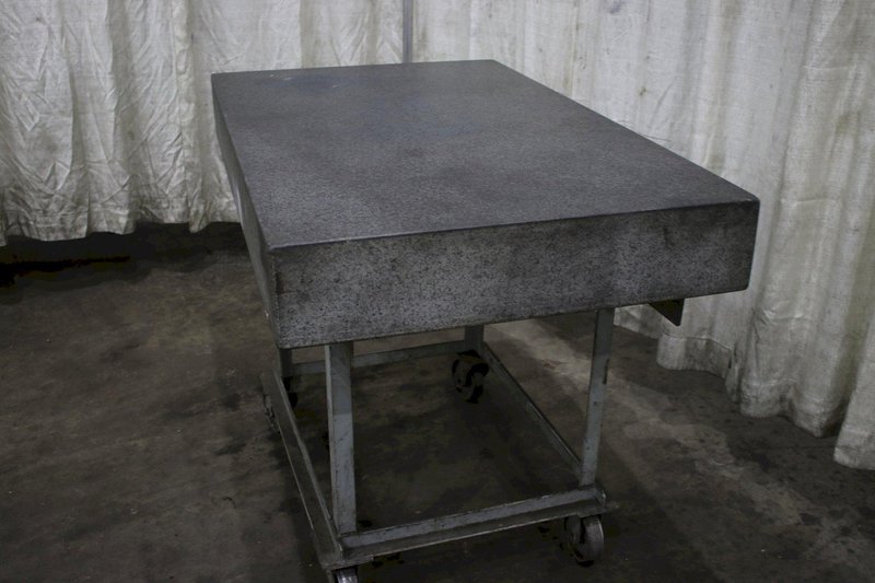 3&#039; X 4&#039; X 6&quot;  DOALL GRANITE PLATE ON STAND: STOCK #75025