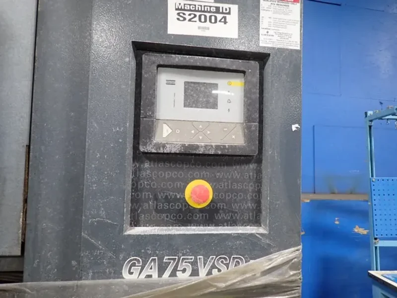 ATLAS COPCO 100 HP AIR COMPRESSOR  -  GA75VSDFF