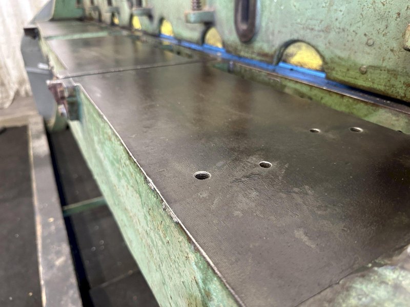 8' X 16 GAUGE PEXTO &amp; WILCOX POWER SQUARING SHEAR: STOCK #77005