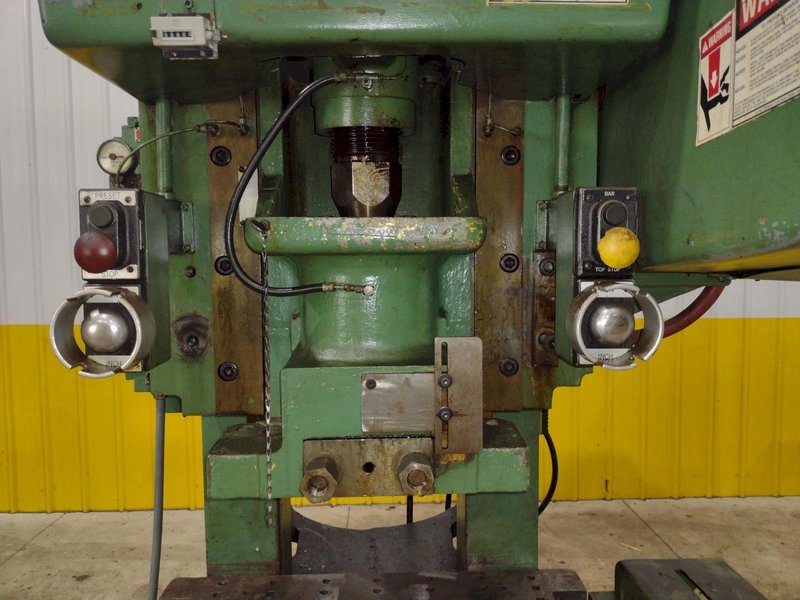 60 TON BLISS MODEL #C-60 OBI FLYWHEEL STAMPING PUNCH PRESS 4&quot; STROKE: STOCK #23467