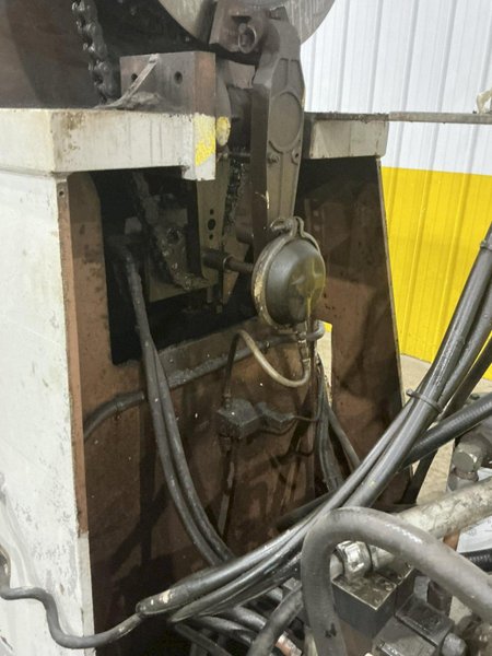 30,000 LBS X 36" PERFECTO COIL FEED LINE, COIL REEL UNCOILER &amp; STRAIGHTENER: YOBRO #24871