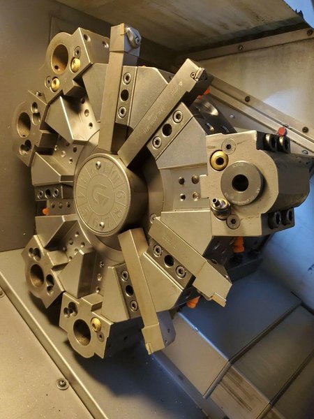 Yama Seiki GLS-2000 CNC Lathe, 2011 – Fanuc Control, Tailstock &amp; Quill, Chip Conveyor, Rigid Tapping, 10 Tool Turret