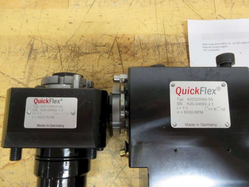 WTO QuickFlex Live Tool Holders for Eurotech Biglia T3, (1ea) Radial and Axial ER25 Collet Type, ***NEW IN BOXES**- Auction Item