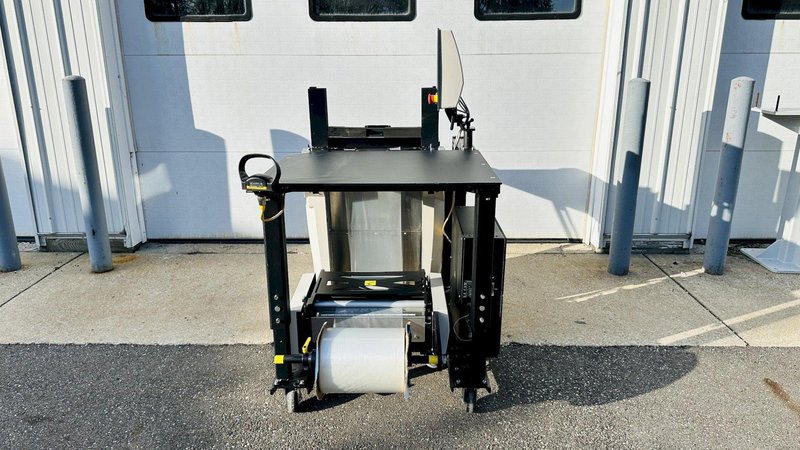 Automated Packaging Systems | Autobag 600 Bagger System  |  Vertical Orientation for Package Fulfilment with Powered Outfeed Conveyor