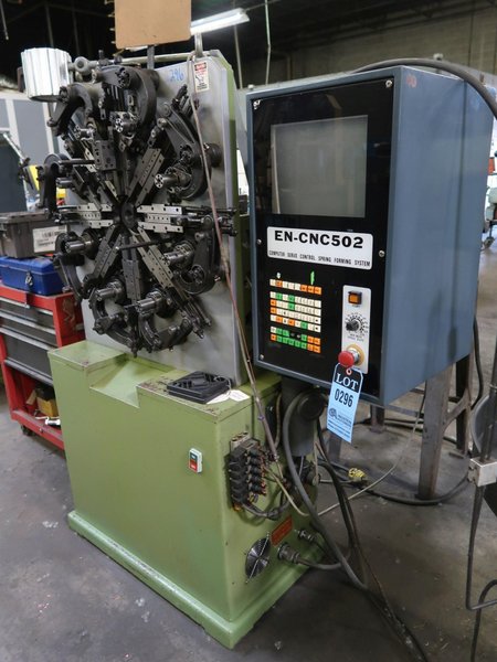 EN-CNC-502 ELECTRICAL CNC SPRING FORMING MACHINE: STOCK #10773