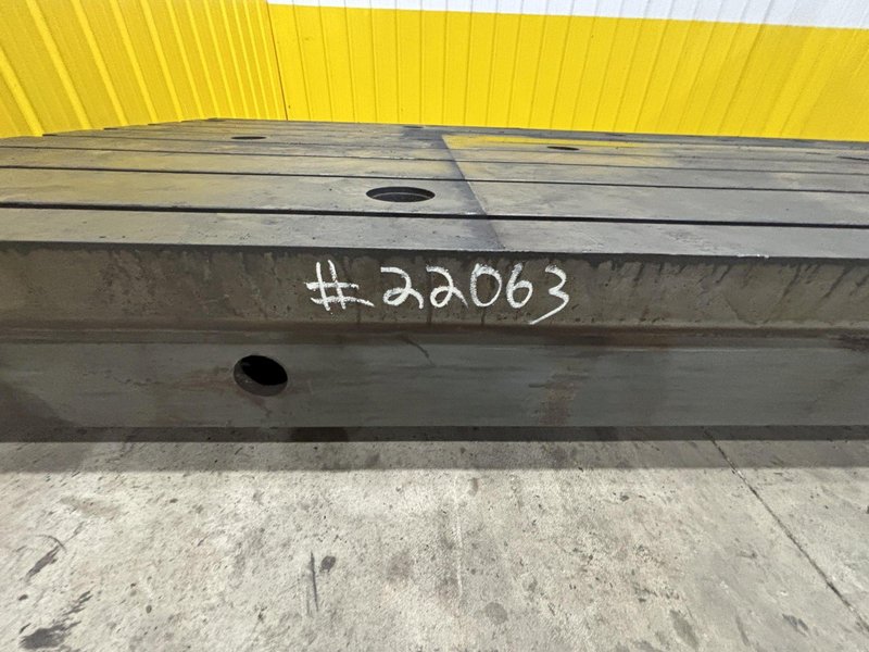 78&quot; X 216.5&quot; &#039; BAY CAST T-SLOTTED CAST LAYOUT FLOOR PLATE: STOCK  #22063