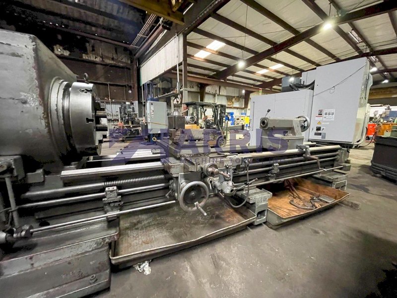 30" x 120" Mazak Heavy Duty Hollow Spindle Lathe with 12" Spindle Bore