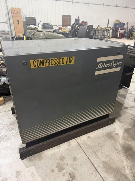 Atlas Copco 15 HP Rotary Screw Air Compressor