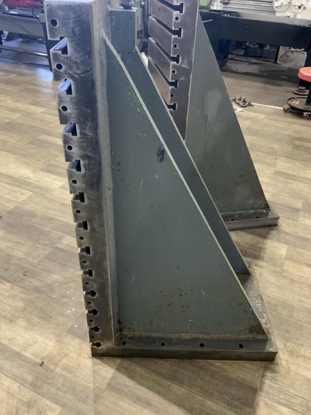 (2) 43-3/4" X 17-5/8" X 26-1/4" T SLOTTED ANGLE PLATES: STOCK #81167