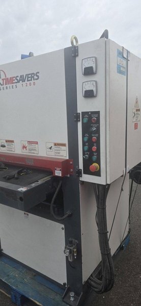 Timesavers 1221-02-44 Dual-Drum Deburring Machine, 2014