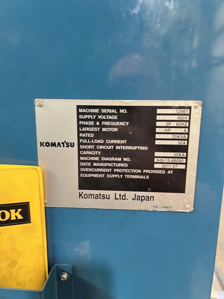 220 TON KOMATSU GAP FRAME PRESS