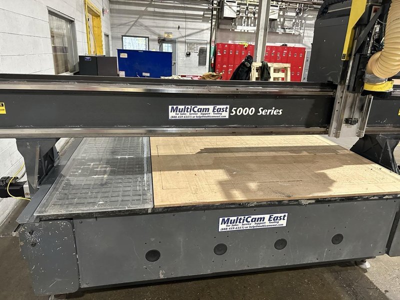 5′ x 12′ Multicam 5000 Series CNC Router, 2011 – ATC