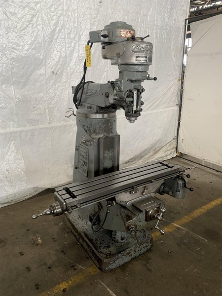 1-HP BRIDGEPORT SERIES 1 VERTICAL MILL. STOCK #0254024