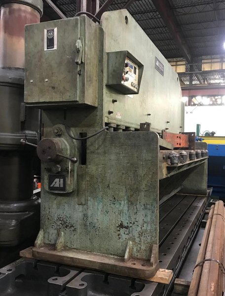 10' X 3/8' AMERICAN HERCULES HYDRAULIC SHEAR: STOCK 69838
