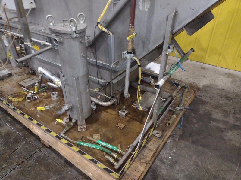 CRYSTAL FILTRATION CONTINUOUS FILTER COOLANT SYSTEM, WITH DRAG-OUT CONVEYOR : YOBRO #25069