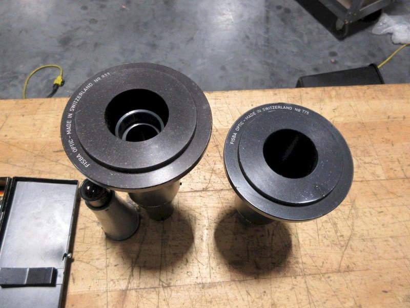 Scherr Tumico Lenses (2) 50x, (1) 20x, and (1) Edmund 30x Pocket Microscope, (1) Bosch &amp; Lomb 32mm  0.10 Portable Microscope- Auction Item