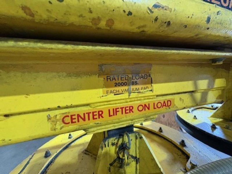 6,000LBS ANVER ELECTRIC POWERED VACUUM LIFTER / SHEET LIFTER / PLATE LIFTER STOCK# 4127