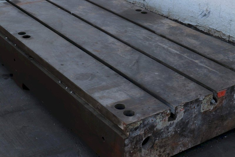 144&#039; X 48&#039; WIDE X 12-1/2&#039; THICK T SLOTTED FLOOR PLATE; STOCK #73253