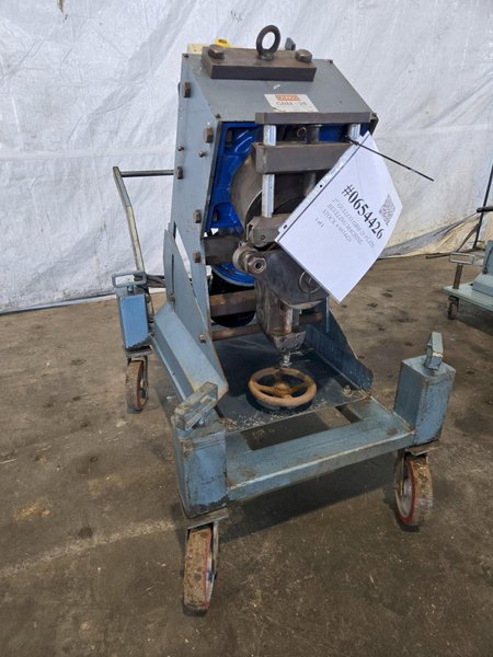 2" GULLCO GBM-28 PLATE BEVELING MACHINE. STOCK # 0654426
